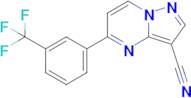 5-(3-(Trifluoromethyl)phenyl)pyrazolo[1,5-a]pyrimidine-3-carbonitrile