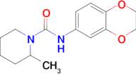 N-(2,3-dihydrobenzo[b][1,4]dioxin-6-yl)-2-methylpiperidine-1-carboxamide