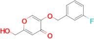 5-((3-Fluorobenzyl)oxy)-2-(hydroxymethyl)-4H-pyran-4-one