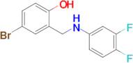 4-Bromo-2-(((3,4-difluorophenyl)amino)methyl)phenol