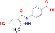 4-(4-(2-Hydroxyethyl)-3-methyl-5-oxo-2,5-dihydro-1H-pyrazol-1-yl)benzoic acid