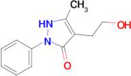 4-(2-Hydroxyethyl)-5-methyl-2-phenyl-1,2-dihydro-3H-pyrazol-3-one