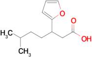 3-(Furan-2-yl)-6-methylheptanoic acid