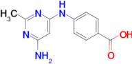 4-((6-Amino-2-methylpyrimidin-4-yl)amino)benzoic acid