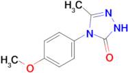 4-(4-methoxyphenyl)-3-methyl-4,5-dihydro-1H-1,2,4-triazol-5-one