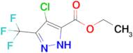 Ethyl 4-chloro-3-(trifluoromethyl)-1H-pyrazole-5-carboxylate