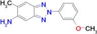 2-(3-Methoxyphenyl)-6-methyl-2H-benzo[d][1,2,3]triazol-5-amine