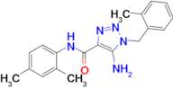 5-Amino-N-(2,4-dimethylphenyl)-1-(2-methylbenzyl)-1H-1,2,3-triazole-4-carboxamide