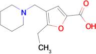 5-Ethyl-4-(piperidin-1-ylmethyl)furan-2-carboxylic acid