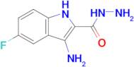 3-Amino-5-fluoro-1H-indole-2-carbohydrazide