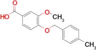 3-Methoxy-4-((4-methylbenzyl)oxy)benzoic acid