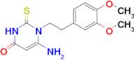 6-Amino-1-(3,4-dimethoxyphenethyl)-2-thioxo-2,3-dihydropyrimidin-4(1H)-one