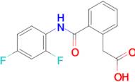 2-(2-((2,4-Difluorophenyl)carbamoyl)phenyl)acetic acid