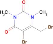 5-Bromo-6-(bromomethyl)-1,3-dimethylpyrimidine-2,4(1H,3H)-dione