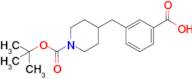 3-((1-(Tert-butoxycarbonyl)piperidin-4-yl)methyl)benzoic acid