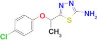 5-(1-(4-Chlorophenoxy)ethyl)-1,3,4-thiadiazol-2-amine