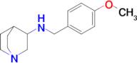 N-(4-methoxybenzyl)quinuclidin-3-amine