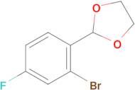 2-(2-Bromo-4-fluorophenyl)-1,3-dioxolane