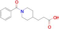 3-(1-Benzoylpiperidin-4-yl)propanoic acid