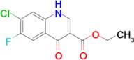 Ethyl 7-chloro-6-fluoro-4-oxo-1,4-dihydroquinoline-3-carboxylate