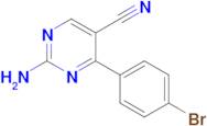 2-Amino-4-(4-bromophenyl)pyrimidine-5-carbonitrile