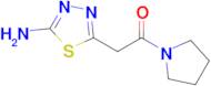 2-(5-Amino-1,3,4-thiadiazol-2-yl)-1-(pyrrolidin-1-yl)ethan-1-one