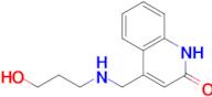 4-{[(3-hydroxypropyl)amino]methyl}-1,2-dihydroquinolin-2-one