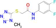 N-(3,4-difluorophenyl)-2-((1-methyl-1H-tetrazol-5-yl)thio)acetamide