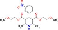 Bis(2-methoxyethyl) 2,6-dimethyl-4-(3-nitrophenyl)-1,4-dihydropyridine-3,5-dicarboxylate