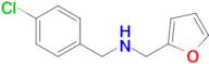 N-(4-chlorobenzyl)-1-(furan-2-yl)methanamine