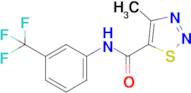 4-Methyl-N-(3-(trifluoromethyl)phenyl)-1,2,3-thiadiazole-5-carboxamide