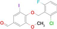 4-((2-Chloro-6-fluorobenzyl)oxy)-3-iodo-5-methoxybenzaldehyde