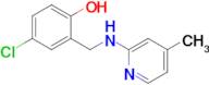 4-Chloro-2-(((4-methylpyridin-2-yl)amino)methyl)phenol