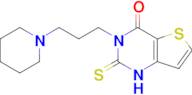 3-(3-(Piperidin-1-yl)propyl)-2-thioxo-2,3-dihydrothieno[3,2-d]pyrimidin-4(1H)-one