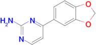 4-(Benzo[d][1,3]dioxol-5-yl)pyrimidin-2-amine