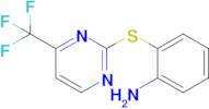 2-((4-(Trifluoromethyl)pyrimidin-2-yl)thio)aniline