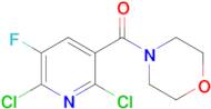 (2,6-Dichloro-5-fluoropyridin-3-yl)(morpholino)methanone