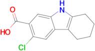 6-Chloro-2,3,4,9-tetrahydro-1H-carbazole-7-carboxylic acid