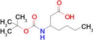 3-((Tert-butoxycarbonyl)amino)heptanoic acid