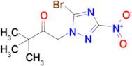 1-(5-Bromo-3-nitro-1H-1,2,4-triazol-1-yl)-3,3-dimethylbutan-2-one