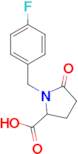 1-(4-Fluorobenzyl)-5-oxopyrrolidine-2-carboxylic acid