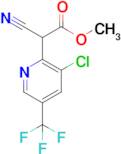 Methyl 2-(3-chloro-5-(trifluoromethyl)pyridin-2-yl)-2-cyanoacetate