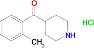 Piperidin-4-yl(o-tolyl)methanone hydrochloride