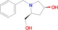 (3S,5S)-1-benzyl-5-(hydroxymethyl)pyrrolidin-3-ol