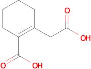 2-(Carboxymethyl)cyclohex-1-ene-1-carboxylic acid