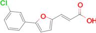 (E)-3-(5-(3-chlorophenyl)furan-2-yl)acrylic acid