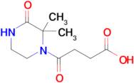 4-(2,2-Dimethyl-3-oxopiperazin-1-yl)-4-oxobutanoic acid