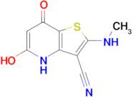5-hydroxy-2-(methylamino)-7-oxo-4H,7H-thieno[3,2-b]pyridine-3-carbonitrile