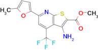 Methyl 3-amino-6-(5-methylfuran-2-yl)-4-(trifluoromethyl)thieno[2,3-b]pyridine-2-carboxylate