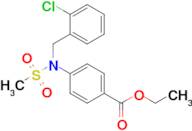 Ethyl 4-(N-(2-chlorobenzyl)methylsulfonamido)benzoate